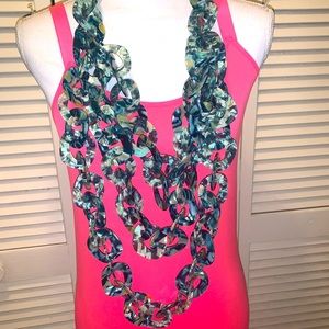 Sassy Jones green Zaria necklace